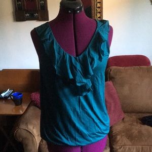 LOFT turquoise blouse